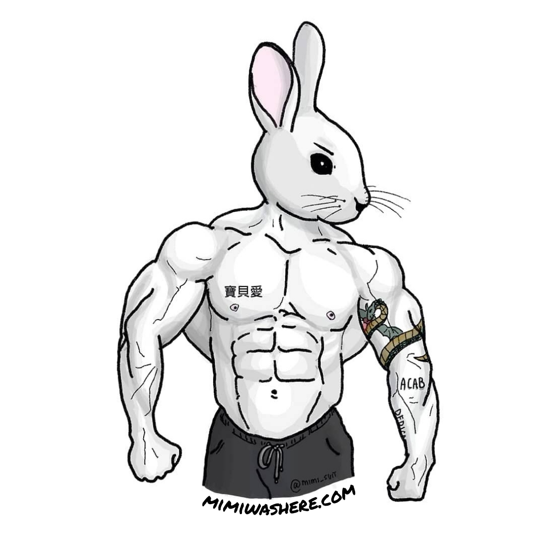Bodybuilder Rabbit